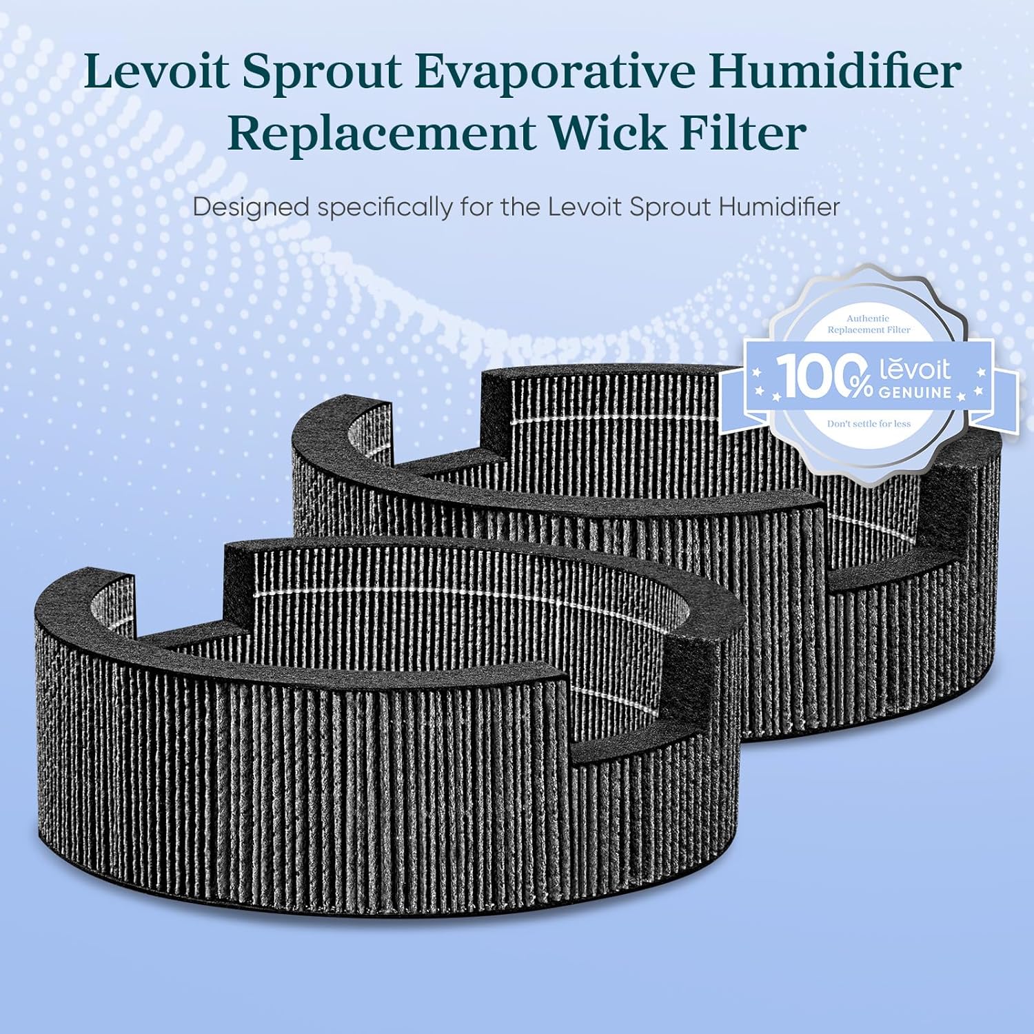 LEVOIT 2-Pack Wick Filters for Sprout Evaporative Humidifier